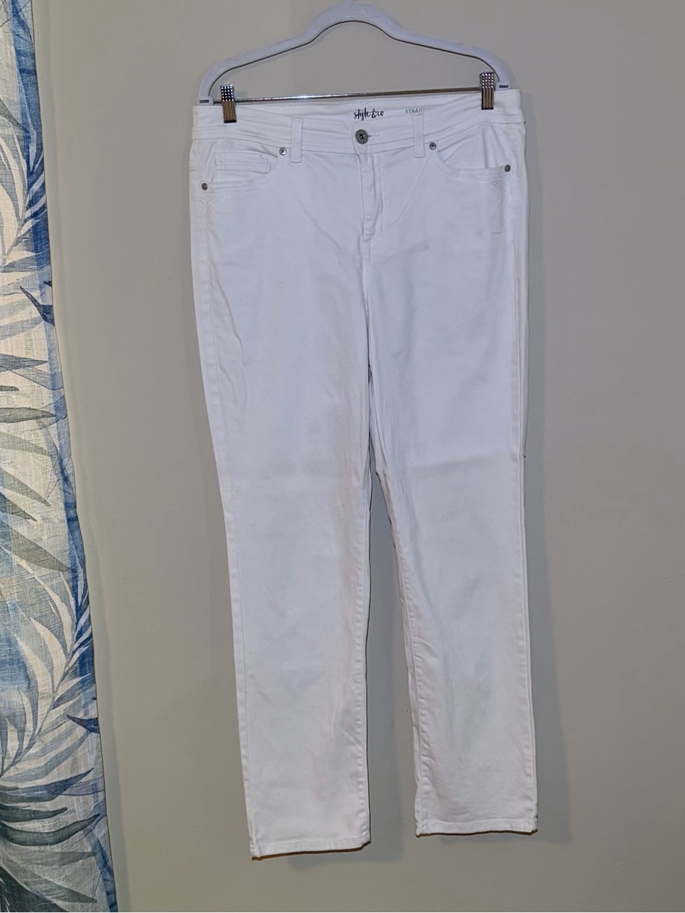White Women's Jeans - High Rise Slim Fit